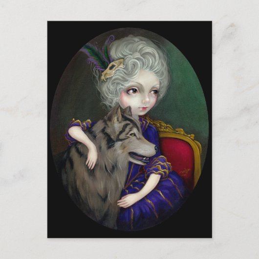 "Loup-Garou: Le Portrait" Postkarte (Vorderseite)