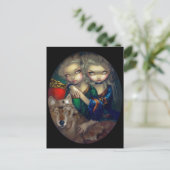 "Loup-Garou: Les Jumeaux" Postkarte (Stehend Vorderseite)