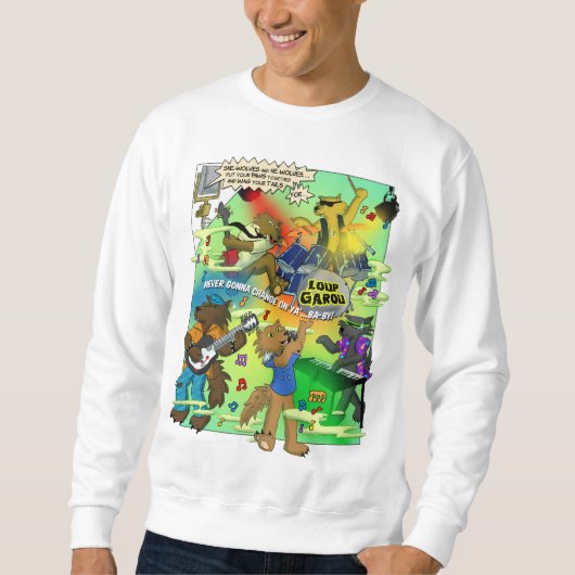 LOUP GAROU Men's Sweatshirt (Vorderseite)