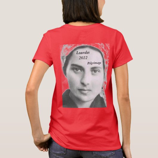 Lourdes 2022 Pilgerfahrt T - Shirt (Rückseite)