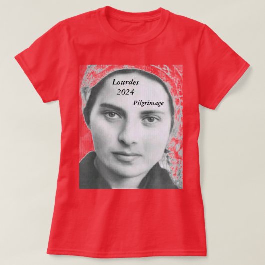 Lourdes 2024 Pilgerfahrt T - Shirt (Design vorne)