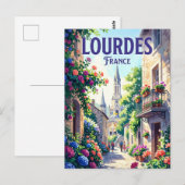 Lourdes Frankreich Postkarte (Vorne/Hinten)