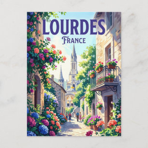 Lourdes Frankreich Postkarte
