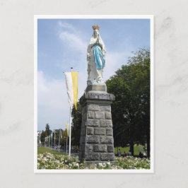 Lourdes - Frankreich - Statue Saint Mary-Sainte Ma Postkarte
