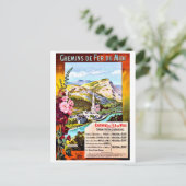 Lourdes, Frankreich, Vintage Reise Postkarte (Stehend Vorderseite)