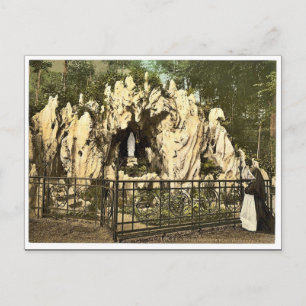 Lourdes-Grotte nahe dem Kloster Ingenbohl, Vierwal Postkarte