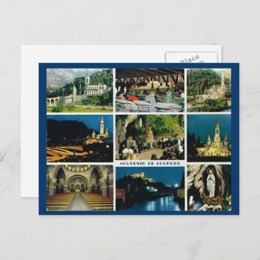 Lourdes, Multiview Postkarte (Vorne/Hinten)