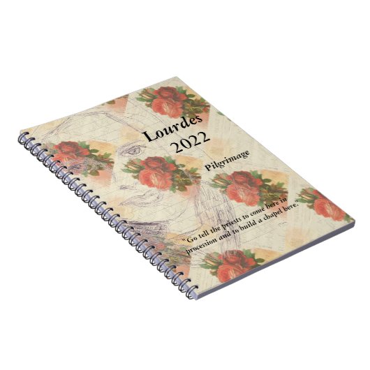 Lourdes Pilgrimage 2022 Notebook Notizblock (Rechte Seite)
