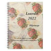 Lourdes Pilgrimage 2022 Notebook Notizblock (Vorderseite)