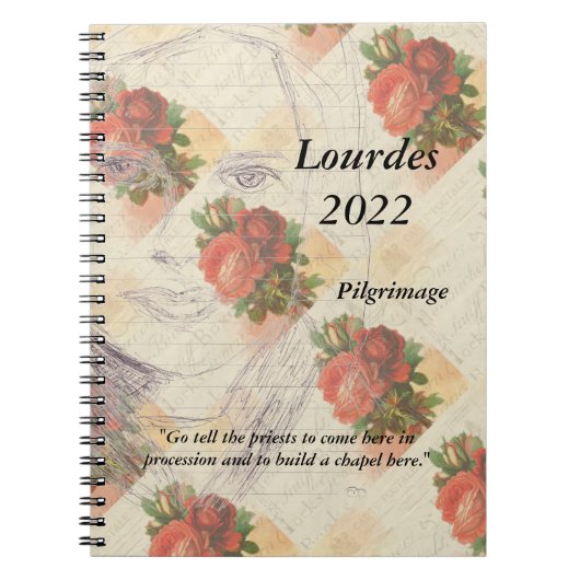 Lourdes Pilgrimage 2022 Notebook Notizblock (Vorderseite)