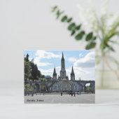 Lourdes Postkarte (Stehend Vorderseite)