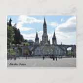 Lourdes Postkarte (Vorderseite)