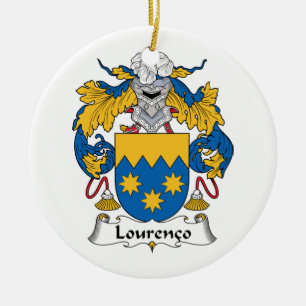Lourenco Familienwappen Keramikornament
