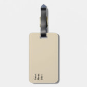 Lousiana Staat Siegel Gepäckanhänger (Rückseite vertikal)