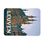 Louvain Belgien Foto von Vintage Magnet (Horizontal)