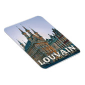 Louvain Belgien Foto von Vintage Magnet (Rechte Seite)