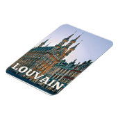 Louvain Belgien Foto von Vintage Magnet (Linke Seite)