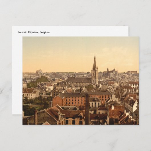Louvain Cityview, Belgien Postkarte (Vorne/Hinten)