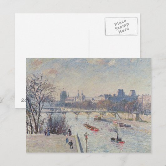 Louvre, 1902 postkarte (Vorne/Hinten)