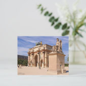 Louvre Arc Postkarte (Stehend Vorderseite)