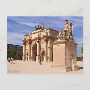 Louvre Arc Postkarte