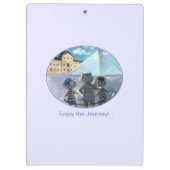 Louvre Clipboard - Genießen Klemmbrett (Rückseite)