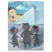 Louvre Clipboard Klemmbrett (Rückseite)