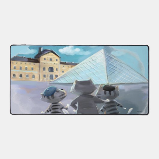 Louvre Desk Mat Schreibtischunterlage (Vorderseite)