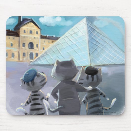 Louvre Mouse Pad Mousepad (Vorne)