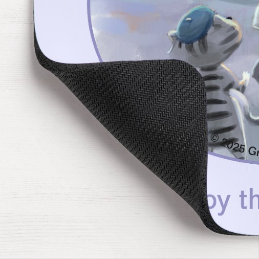 Louvre Mousepad - Genießen (Ecke)