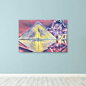 Louvre Museum Leinwanddruck (Insitu (Holzboden))