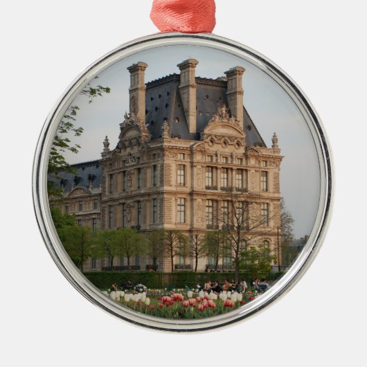 Louvre Museum Ornament Aus Metall (Vorne)