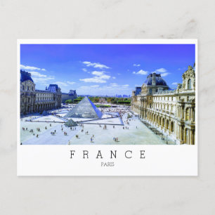 Louvre museum, Paris, Frankreich Postcard Postkarte