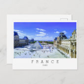 Louvre museum, Paris, Frankreich Postcard Postkarte (Vorne/Hinten)