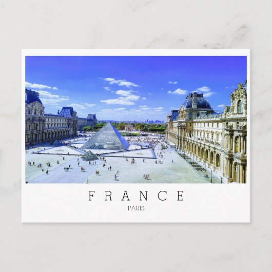 Louvre museum, Paris, Frankreich Postcard Postkarte (Vorderseite)