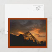 Louvre Museum Paris Postkarte (Vorne/Hinten)