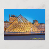 Louvre Museum Paris Postkarte (Vorderseite)