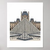 Louvre Museum Paris Pyramid Poster (Vorne)