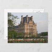 Louvre Museum Postkarte (Vorne/Hinten)