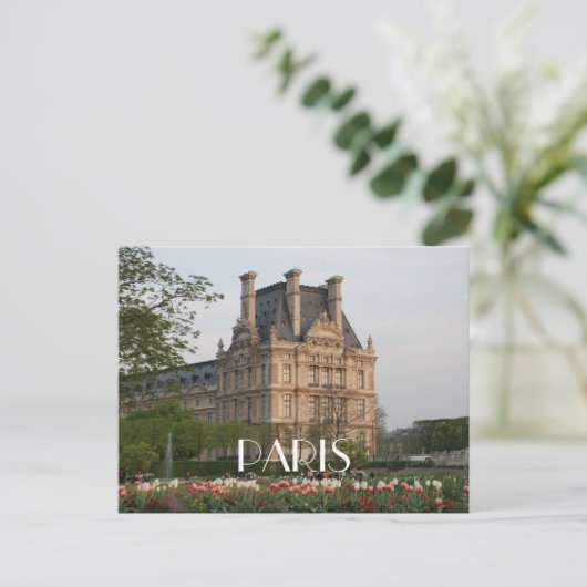 Louvre Museum Postkarte (Stehend Vorderseite)