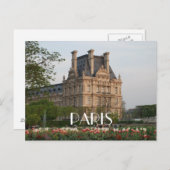 Louvre Museum Postkarte (Vorne/Hinten)