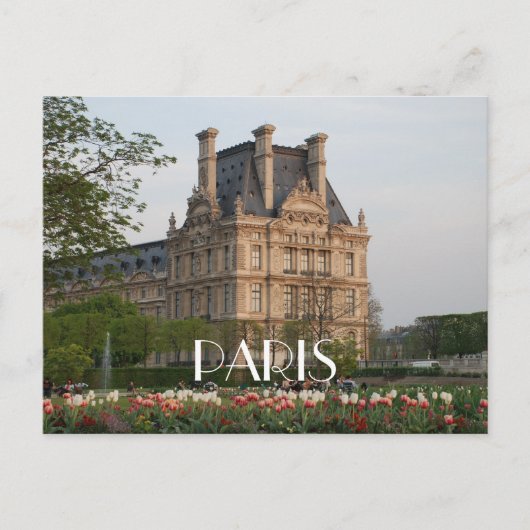 Louvre Museum Postkarte (Vorderseite)