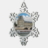 Louvre Museum Schneeflocken Zinn-Ornament (Rechts)