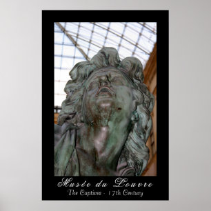 Louvre Museum "The Captives" Poster