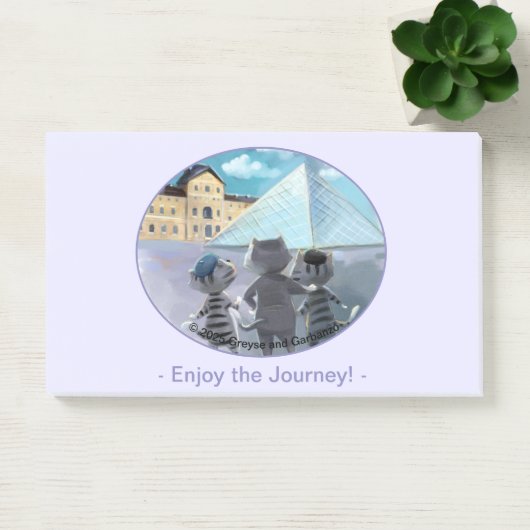 Louvre Notes 10" x 6" - Enjoy Post-it Klebezettel (Büro)