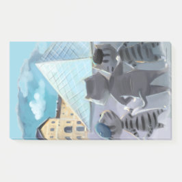 Louvre Notes 10" x 6" Post-it Klebezettel