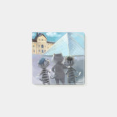 Louvre Notes 3" x 3" Post-it Klebezettel (Vorderseite)