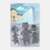 Louvre Notes 4" x 6" Post-it Klebezettel (Vorderseite)