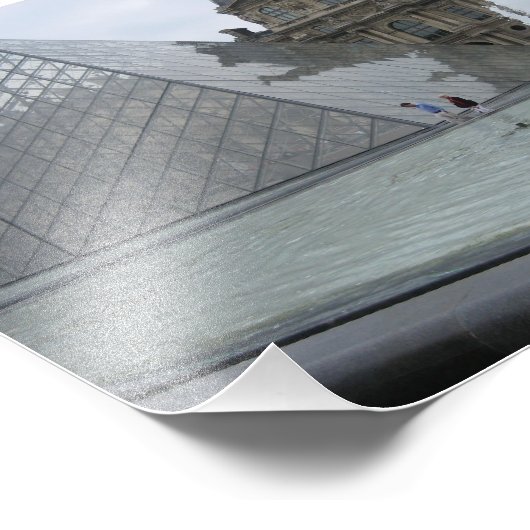 Louvre, Paris Fotodruck (Ecke)