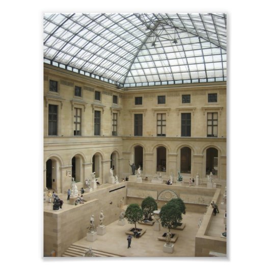 Louvre, Paris Fotodruck (Vorne)